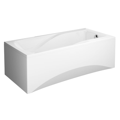 Vaskë drejtkëndore Cersanit Zen 180x85, akrilik, e bardhë