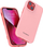 Kuti mbrojtëse Choetech për iPhone 13, PC+TPU, MFM, rozë