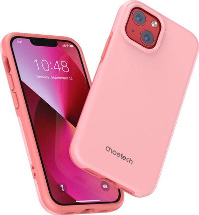 Kuti mbrojtëse Choetech për iPhone 13, PC+TPU, MFM, rozë