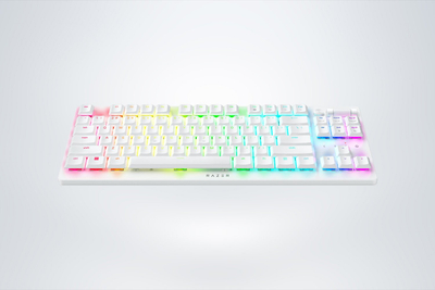 Тастатура за игри Razer Deathstalker V2 Pro, Red Switch, бела
