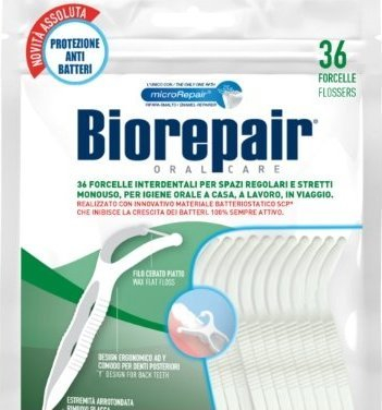 Fijëdhëmbësa Biorepair Blanx Flosser, 36 copë, me erë mente