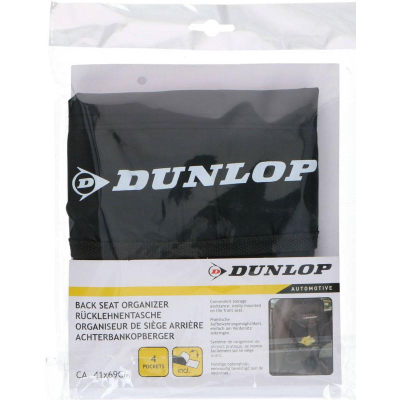 Organizues për sediljen e makinë Dunlop Back Seat Organizer, 69x41cm, 10L, i zi