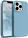 Kapak telefoni Crong Color Cover për iPhone 13 Pro Max, silikon, sky blue
