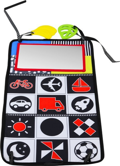 Tapet lojrash për kalamaj LEAN TOYS, i palosçëm, me dy anë, shumngjyrësh 48.5x26.5cm