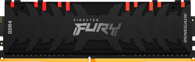 RAM memorie Kingston Fury Renegade, 32 GB, DDR4, 3600MHz, CL18, me drita RGB