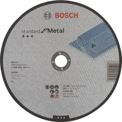 Disk prerës për metal Bosch Standard, 230mm, 3mm, hapje 22.23mm