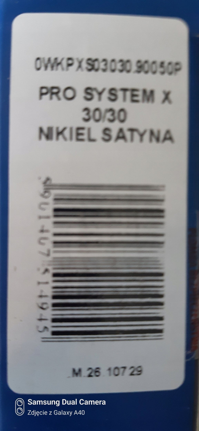 Cilindër sigurie Gerda Pro-System 30/30, 60mm, nikel satin, ngjyrë argjendi