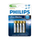 Philips Bateria AAA Ultra Alkalin 4 set