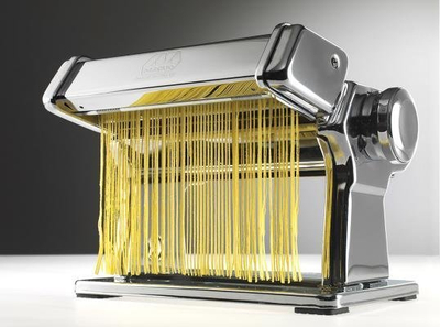 Aksesor për makinë paste Marcato Atlas 150 Capellini, për pasta shumë të holla, ngjyrë metalike