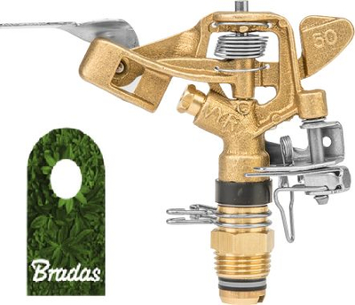 Ujitës pulsues rrotullues Bradas GZ, dalje 1/2", rreze 25 m