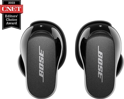 Kufje wireless Bose QuietComfort Earbuds II, me prishje zhurme, IPX4, të zeza