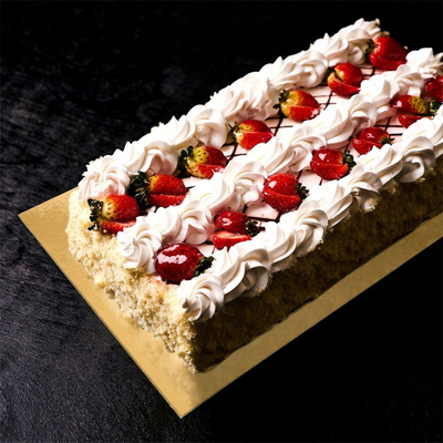 Bazë torte Orion Cake Board Golden Rectangular, 40x30 cm, ari metalik