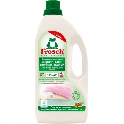 Detergjent xhel për rroba Frosch Almond Milk, 1.5L, për çdo lloj larje
