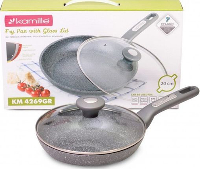 Tigan me kapak Kamille, 20cm, i hirtë