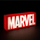 Dritë dekorative Disney Marvel Logo Light, 30 cm, për tavolinë, e kuqe