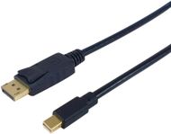 Kabllo Mini DisplayPort në DisplayPort Equip 133442, 2 m, e zezë