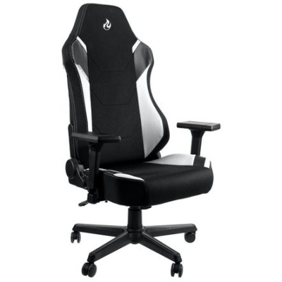 Karrige gaming Nitro Concepts X1000, krahë 3D, deri 135 kg, e zezë e bardhë
