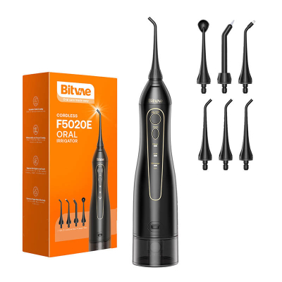 Irrigator oral elektrik Bitvae BV F5020E, pa kabllo, rezistent IPX7, i zi