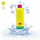 Shishe çeliku FLUO Bottle 0.5L, 500 ml, çelik inox, shumëngjyrëshe