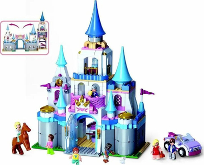 Set blloqesh ndërtimi Torro Castle Sapphire, kalatë, shumëngjyrësh