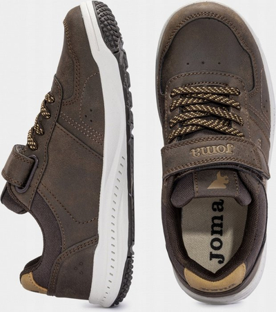 Këpucë fëmijësh Joma J.Jarama 2424 Jr, mbyllje me shirit ngjitës, taban gome, kafe