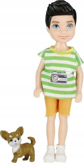Kukull djalë Mega Creative Doll Boy, 13 cm, me qen lodër, shumëngjyrëshe