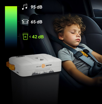 Frigorifer turistik Peme Essential 27 Adventure, 23L, termoelektrik, portokalli