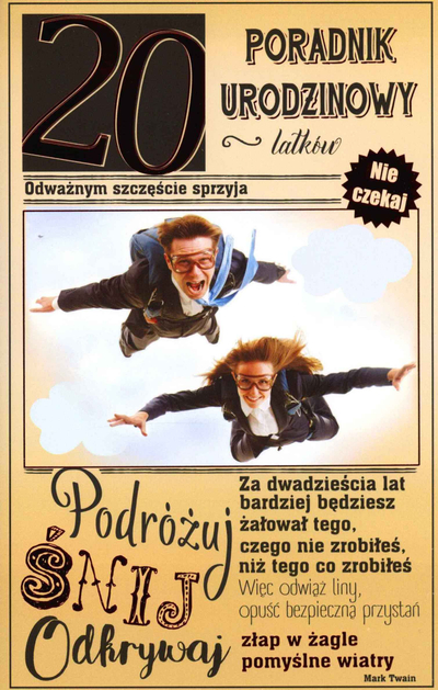 Честитка AbCard Birthday 20 U70, роденден 20 години, со плик, повеќебојна
