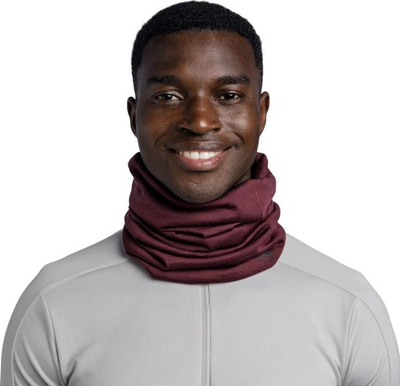 Shall tub Buff Merino Lightweight Solid, lesh merino, uniseks, ngjyrë claret