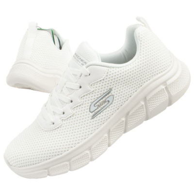 Atlete burra Skechers 118106 OFWT, Air Cooled Memory Foam, të bardha