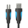 Kabllo printeri Vention USB A në USB B, 5m, 480Mbps, i zi