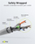 Kabllo interneti Goobay CAT 6A S/FTP, set me 10 copë, 3 m, gri