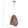 Llambë e varur tavani Stoner S 35x27x40Hcm (FB94417), bezhë