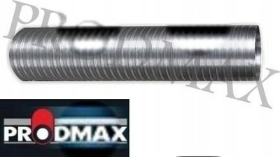 Gyp alumini i përdredhur Prodmax Aluflex 120, diametër 120mm, gjatësi 3m, ngjyrë argjendtë