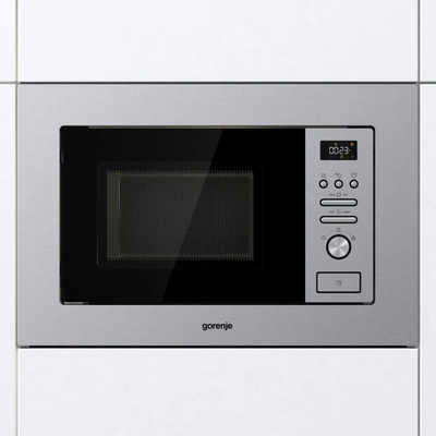 Furrë me mikrovalë Gorenje BM201AG1X, 20L, grill, inoks