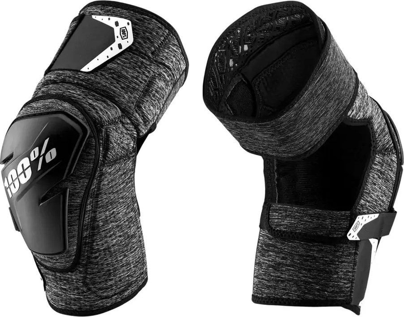 Mbrojtëse gjuri 100% FORTIS, për çiklizëm malor, përmasë L/XL, gri e zezë
