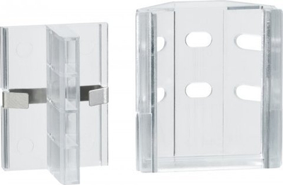 Këndore montimi Paulmann Corner Bracket Duo Profile, set 2 copë, plastike, transparente