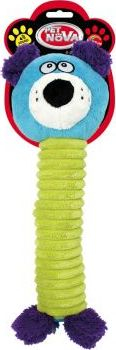 Плишана играчка за кучиња Aqua Nova Petnova Dog with Long Neck, 30cm, со свирче, сина