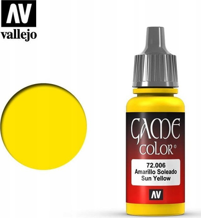 Bojë akrilike Vallejo Game Color 72006 Sunblast Yellow, 17ml, e verdhë