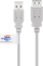Kabllo zgjatues USB Wentronic Goobay 69916, USB 2.0 Type A mashkull në femër, 5 m, gri