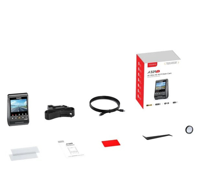 Kamerë sigurie për makinë Viofo A329S 1CH, 4K, WiFi GPS, ngjyrë e zezë