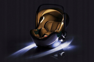 Автоседиште за бебиња Britax Römer Baby-Safe iSENSE, i-Size, паметно осветлување, атлантски зелена