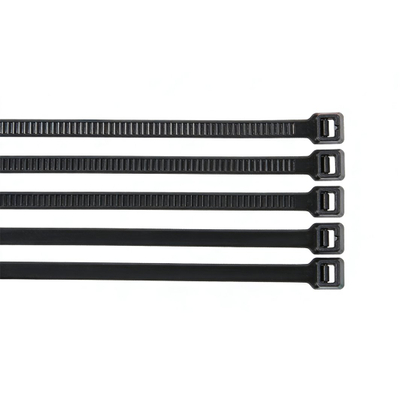 Организер за кабли ZOY Ties, 200mm, 100 парчиња, црни