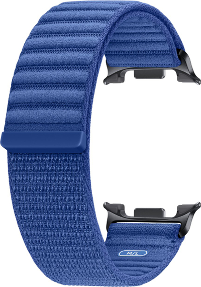 Rrip ore Samsung Fabric Band M/L për Galaxy Watch8 dhe Watch8 Classic, najlon, mbyllje me velcro, blu