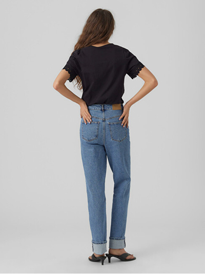 Maicë VERO MODA VMPANNA Regular Fit, e zezë