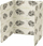 Paravan kuzhine AG553E Kitchen Shield, alumini, 83 x 32 cm, me motive me gjethe