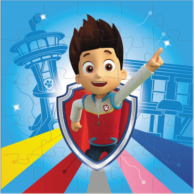 Puzzle Dodo Paw Patrol 3 në 1, 25 36 54 pjesë, për kalamaj, shumëngjyrësh