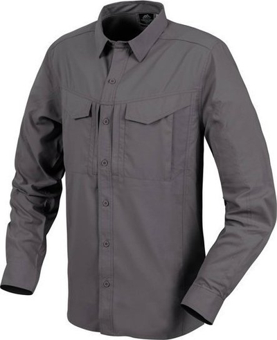 Këmishë Helikon-Tex Defender MK2 Tropical, mëngë të gjata, taktike, gri