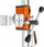 Stativ shpimi Husqvarna DS500, për shpim bërthamor deri 500mm, portativ, portokalli