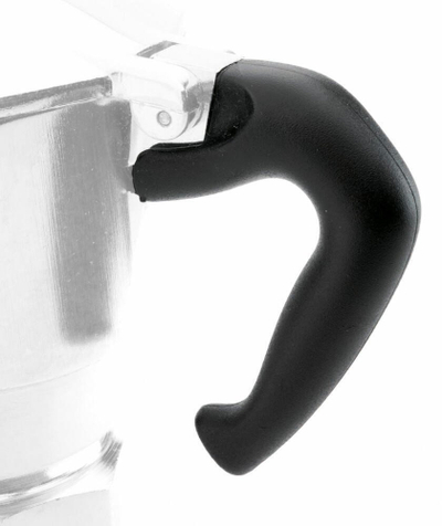 Резервна рачка Bialetti 800243 за Мока Експрес 6 шолји, со завртка, црна
